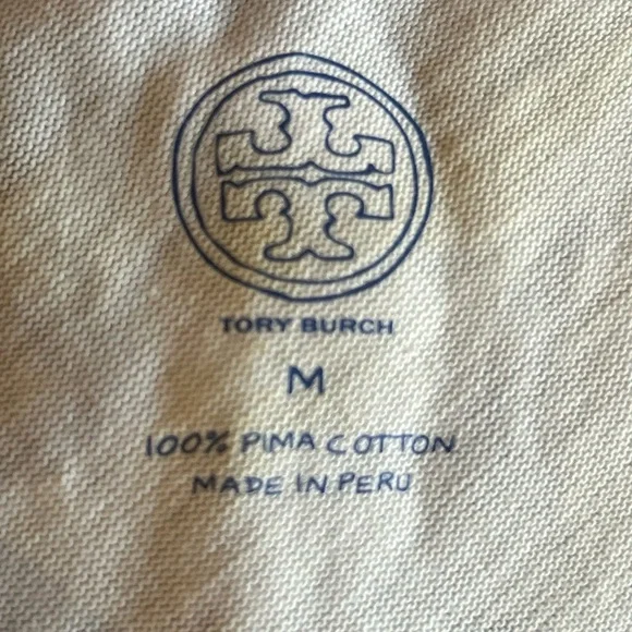 Tory Burch Kaley White Ellora Pima Cotton Popover Faux Layered Dress Medium - Picture 15 of 15